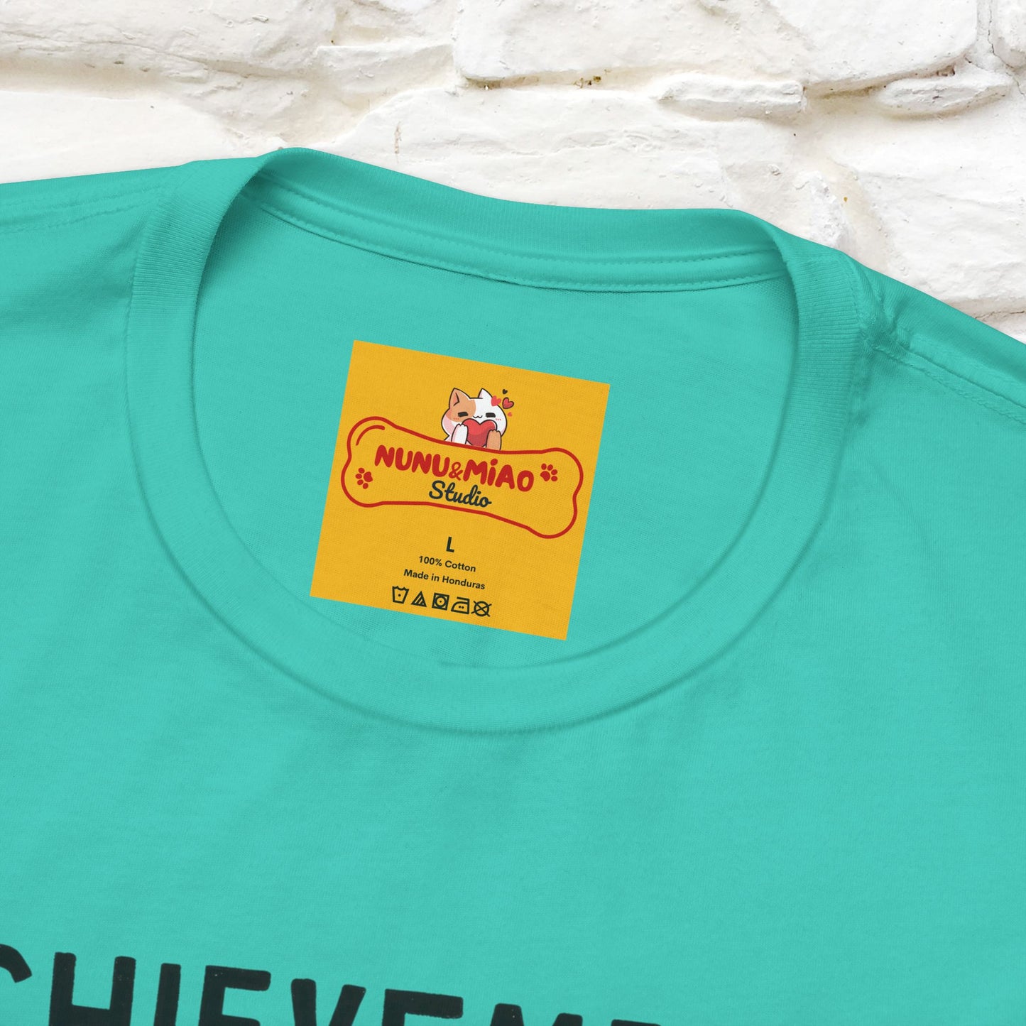 "Achievement Unlocked Bare Minimum." |Cat T-Shirt | Nunu&Miao Studio