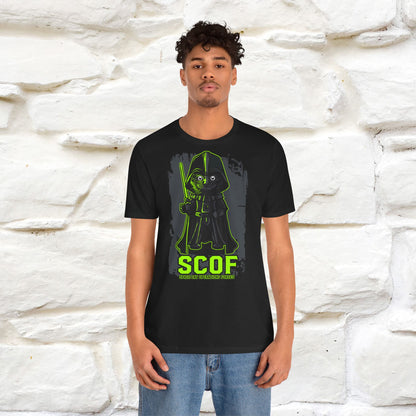 SCOF Space Cat Operation Forces T-Shirt | Galactic Cat Tee for Men & Women | 100% Cotton*