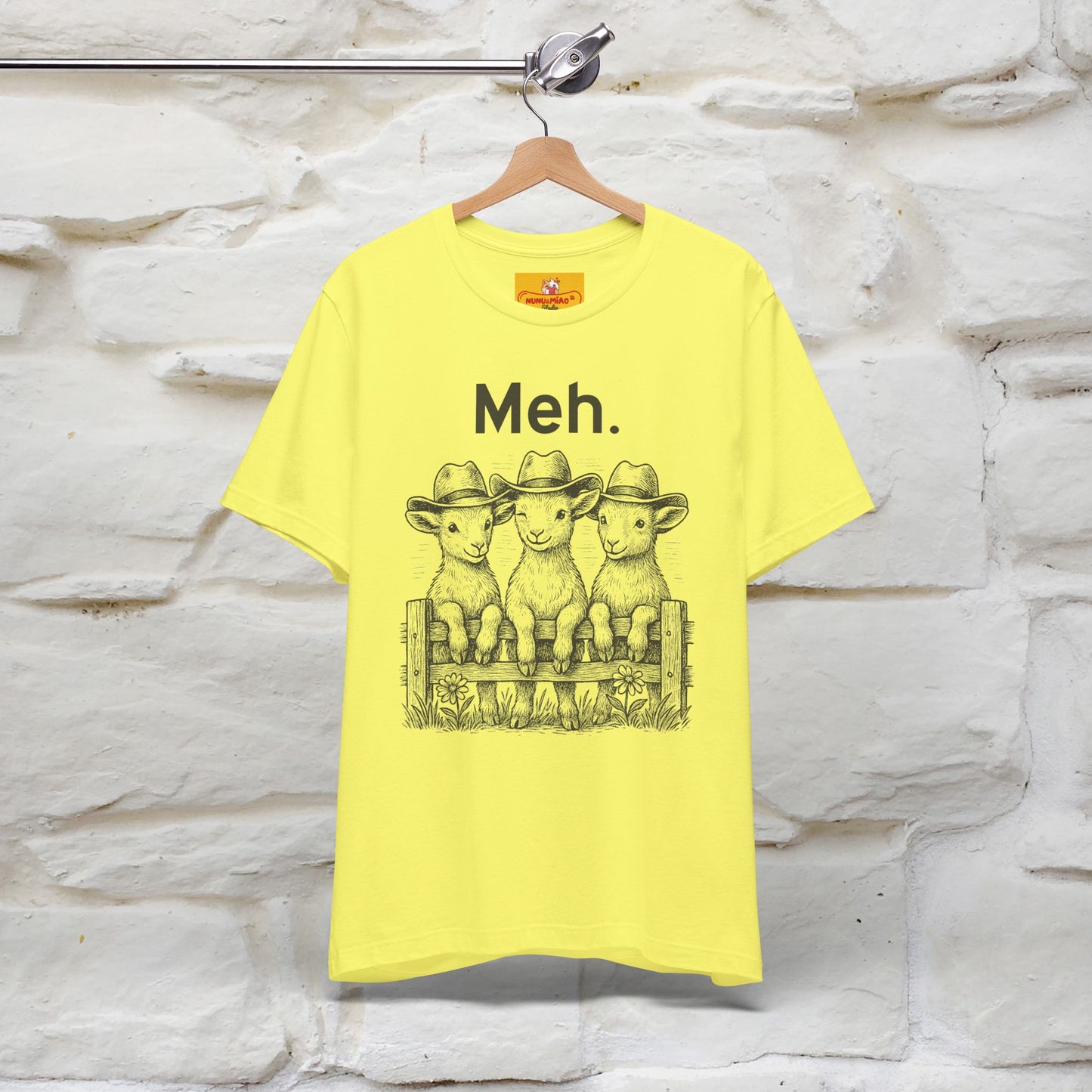 "Meh" Cute T-shirt |Nunu&Miao Studio - Nunu&Miao Studio