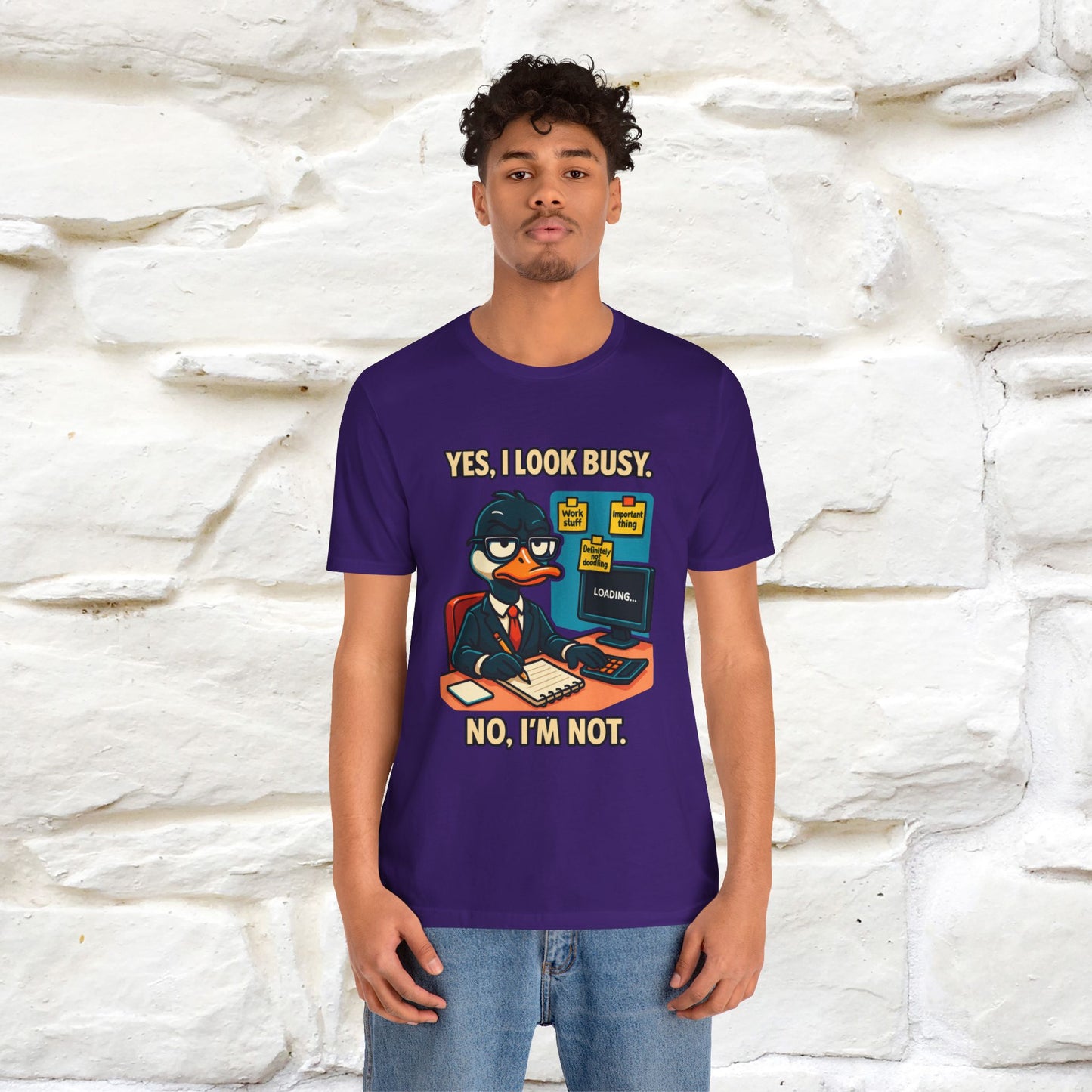 ''Yes, I Look Busy. No I'm Not.''|  Sarcastic Cat T-Shirt | Nunu&Miao Studio