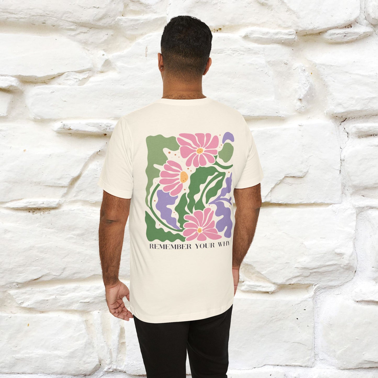 "Remember Your Why'' Cat T-Shirt Front and Back Design | Nunu&Miao Studio