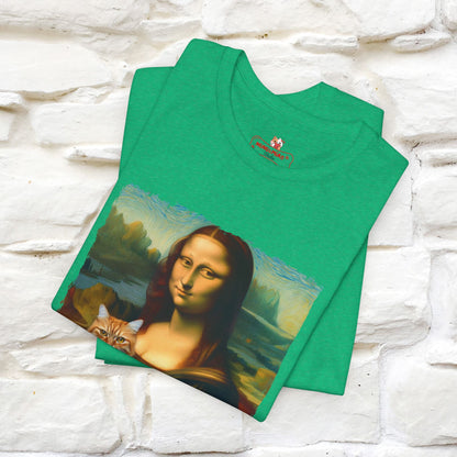 Mona Lisa’s Cat T-Shirt | Classic Art-Inspired Cat Tee for Men & Women | 100% Cotton*