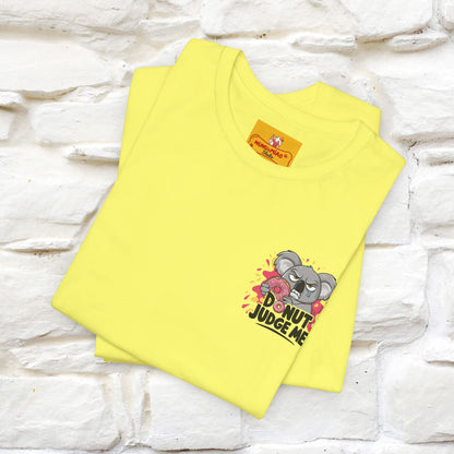 "Donut Judge Me " |Funny  T-Shirt | Front & Back Design | Nunu&Miao Studio