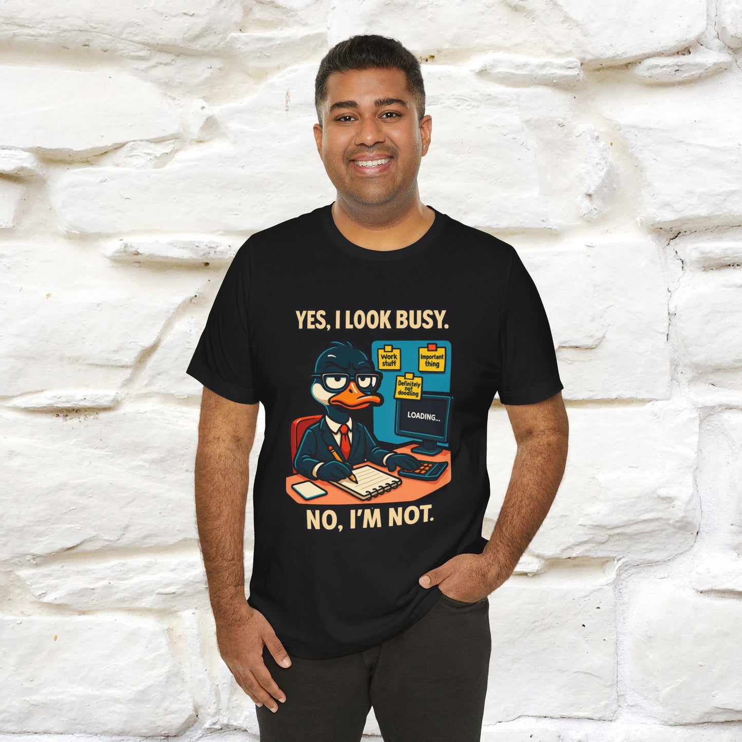 ''Yes, I Look Busy. No I'm Not.''|  Sarcastic Cat T-Shirt | Nunu&Miao Studio