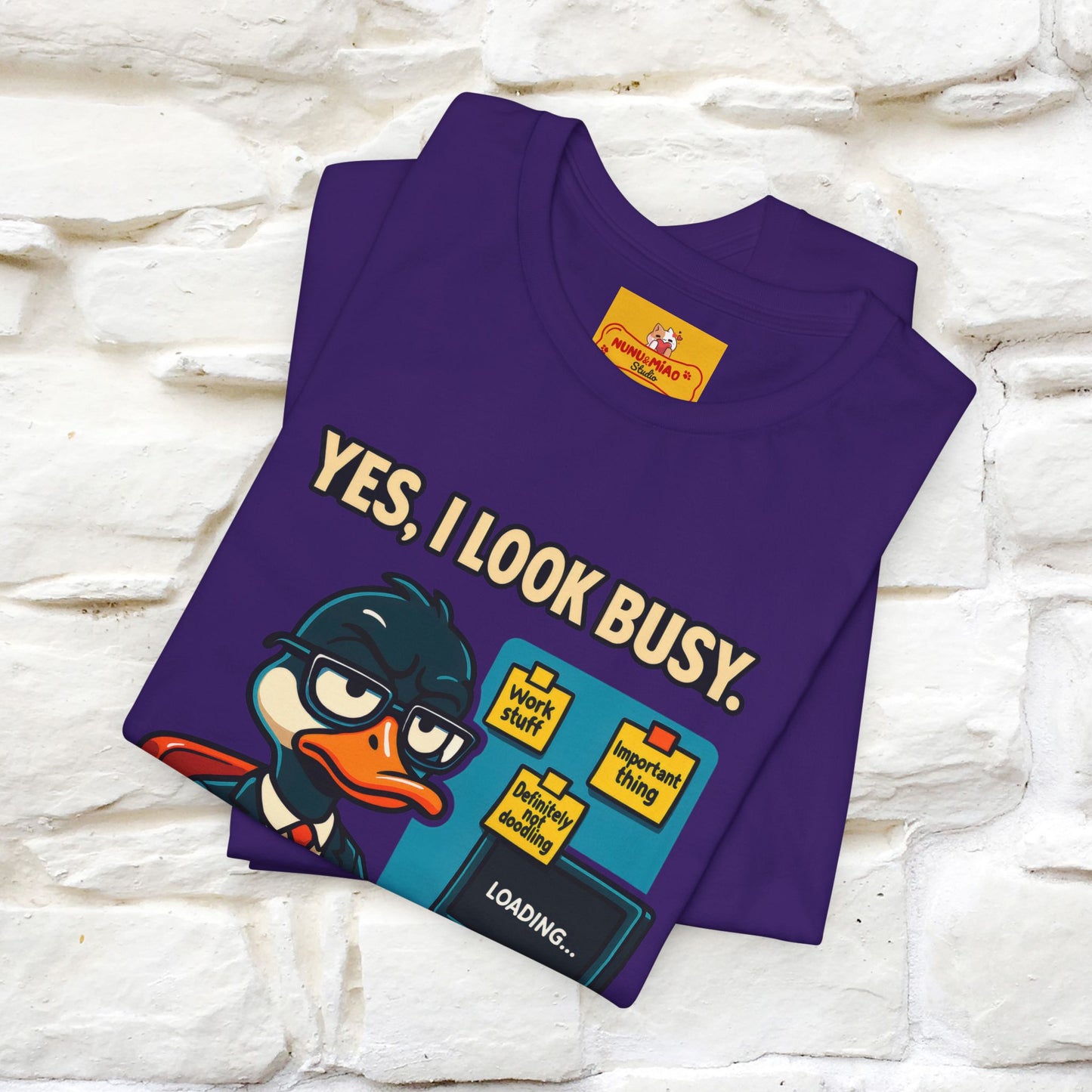 ''Yes, I Look Busy. No I'm Not.''|  Sarcastic Cat T-Shirt | Nunu&Miao Studio