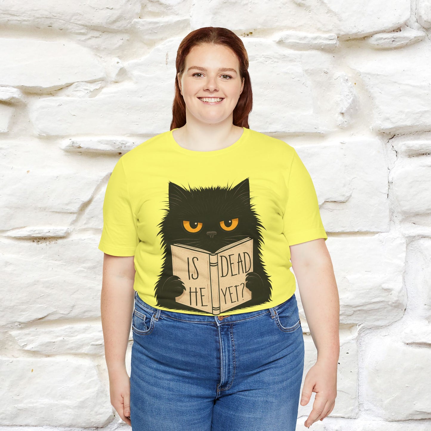 "Is He Dead Yet" |Cat T-Shirt | Nunu&Miao Studio