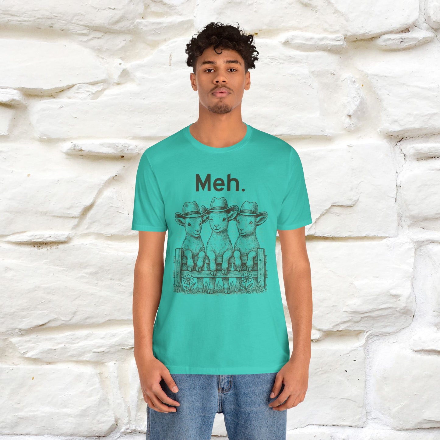 "Meh" Cute T-shirt |Nunu&Miao Studio