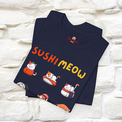 "Sushi Meow" Cat T-shirt for Men & Women | 100% Cotton*