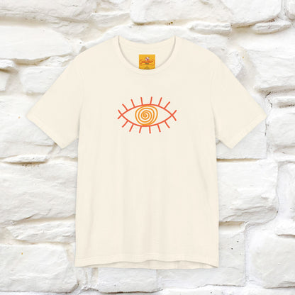 "The Hypnotic Meow'' Cat T-Shirt Front and Back Design | Nunu&Miao Studio