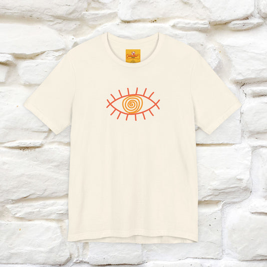 "The Hypnotic Meow'' Cat T-Shirt Front and Back Design | Nunu&Miao Studio