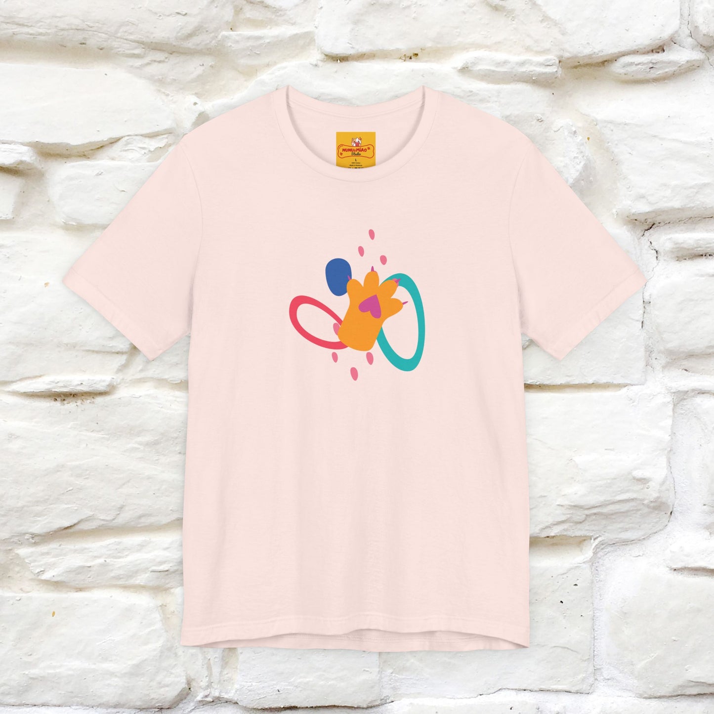''The Power Of Meow'' Cat T-Shirt Front and Back Design | Nunu&Miao Studio