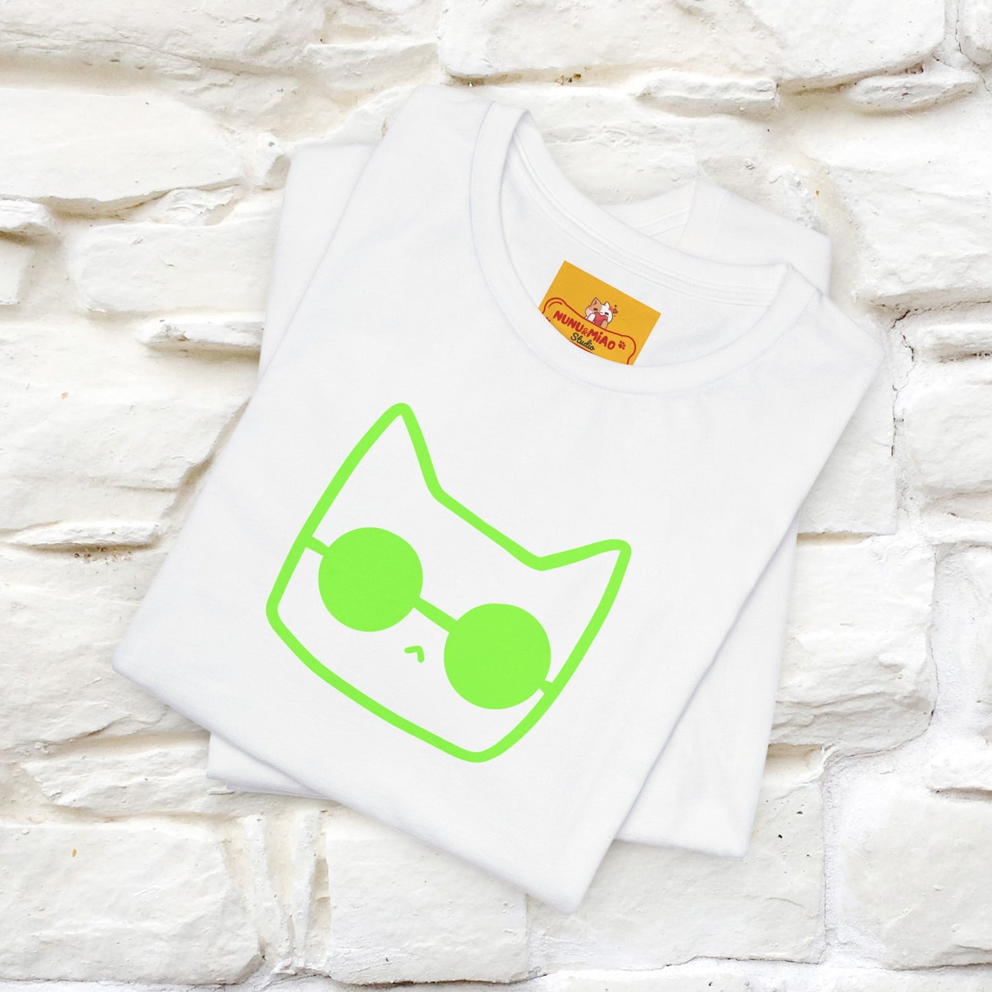''Everything Will Be Ok '' Cat T-Shirt Front and Back Design | Nunu&Miao Studio