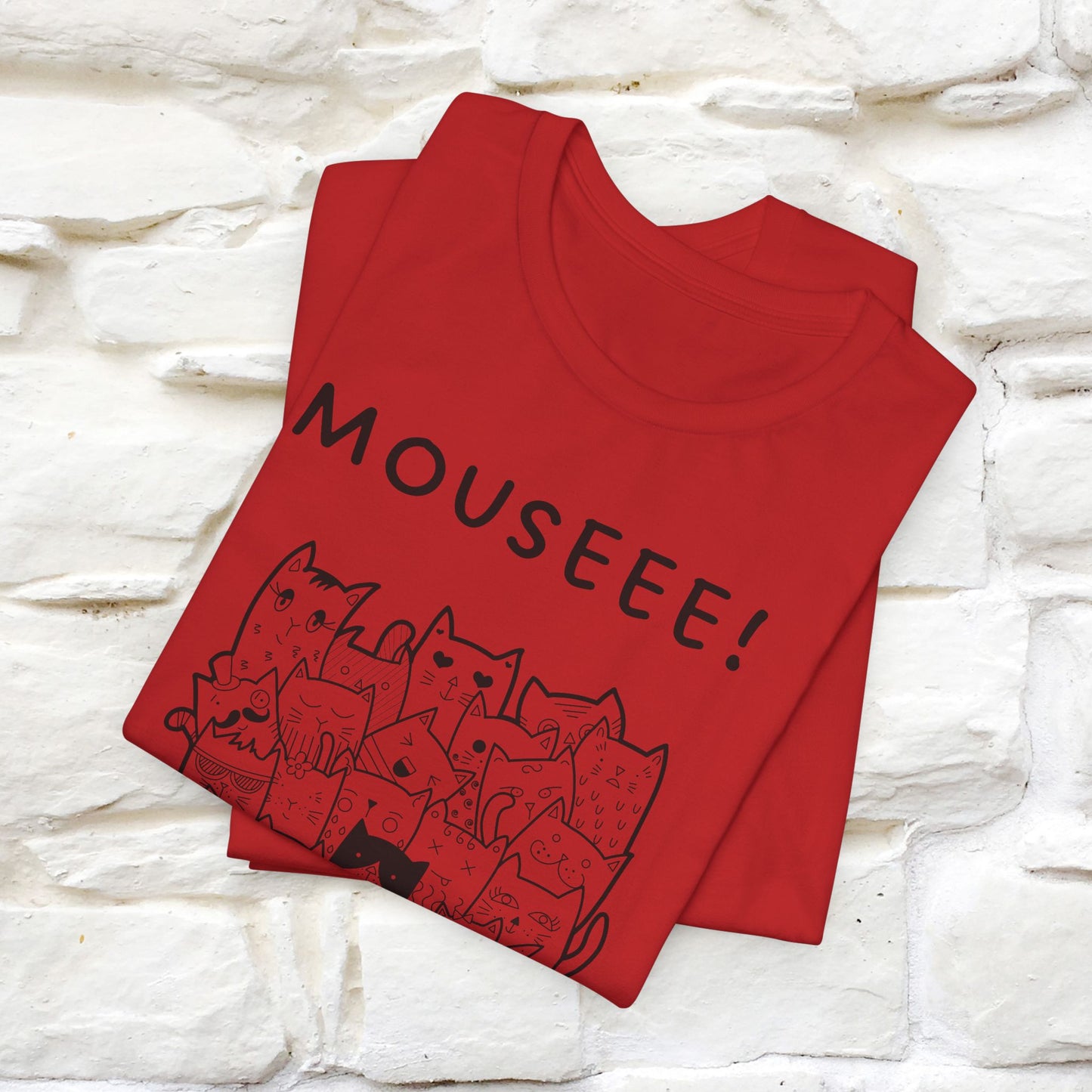 "Mouseee!" Cute Cat T-Shirt for Men & Women | 100% Cotton* 🐾