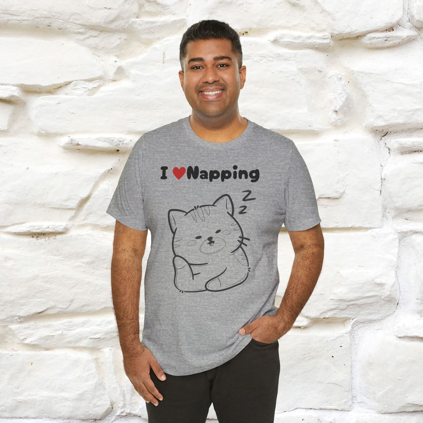 "I Love Napping" Cat T-Shirt for Men & Women | 100% Cotton* 🐾