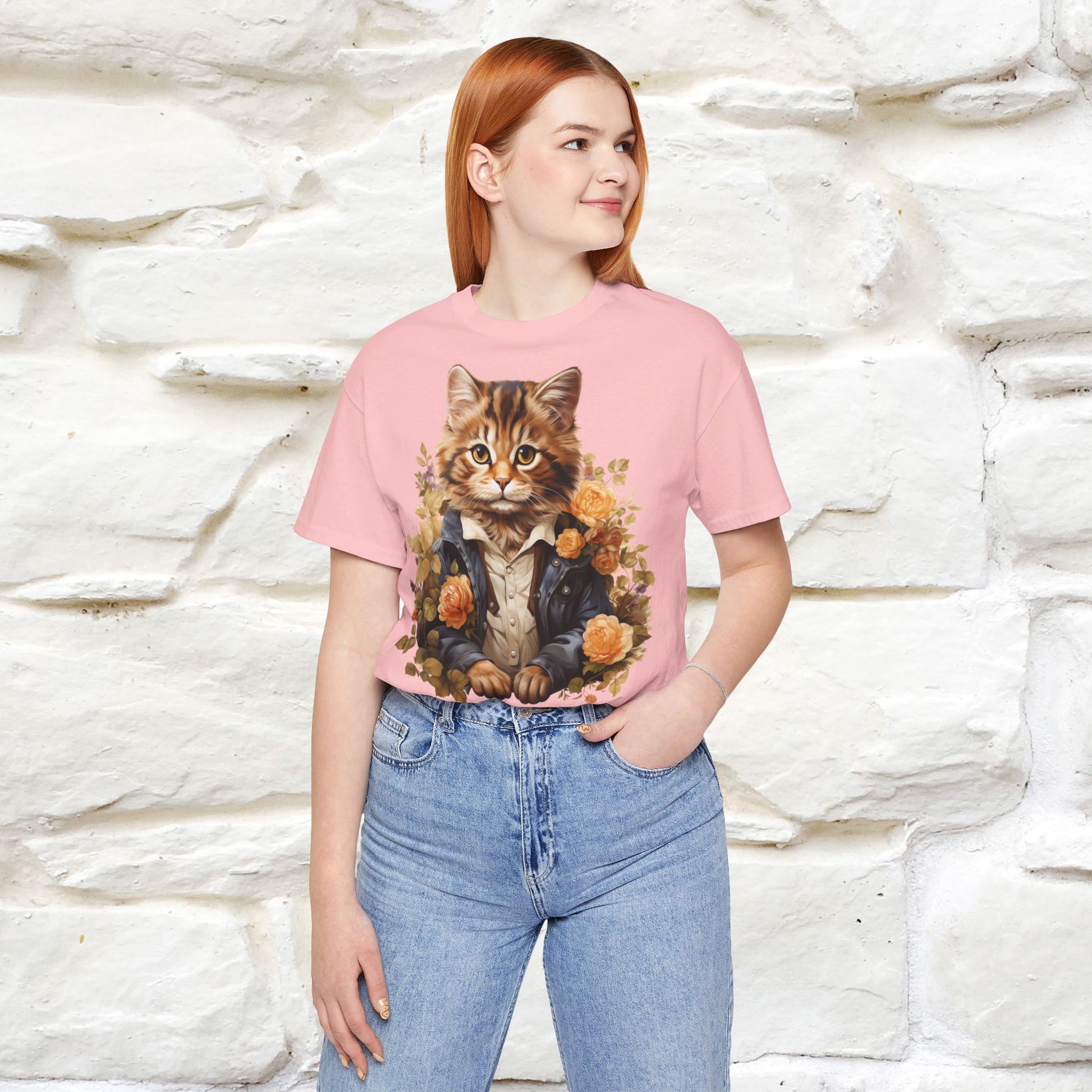 ''Garden Guardian'' Cat T-shirt for Women 100% Cotton* - Nunu&Miao Studio