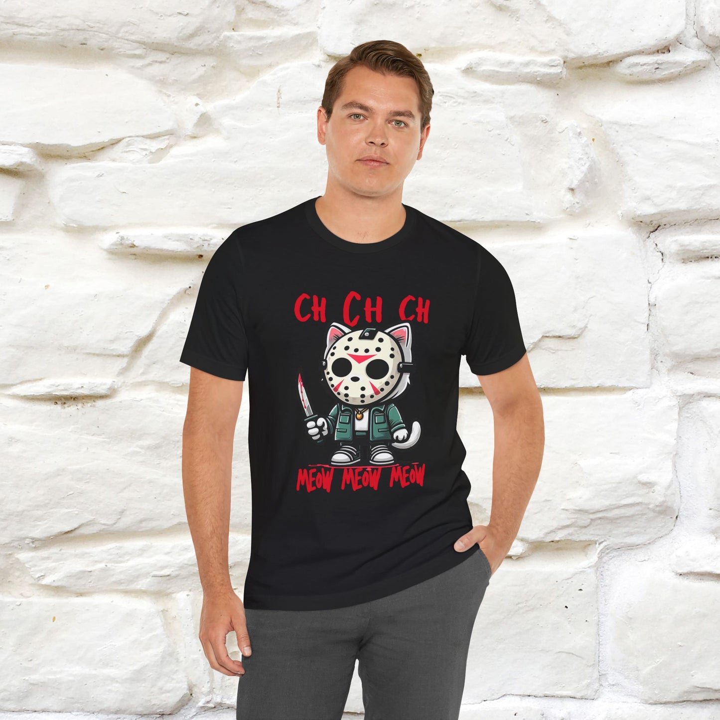 Paws N' Roses T-Shirt | Rock-Inspired Cat Lover Tee for Men & Women | 100% Cotton*