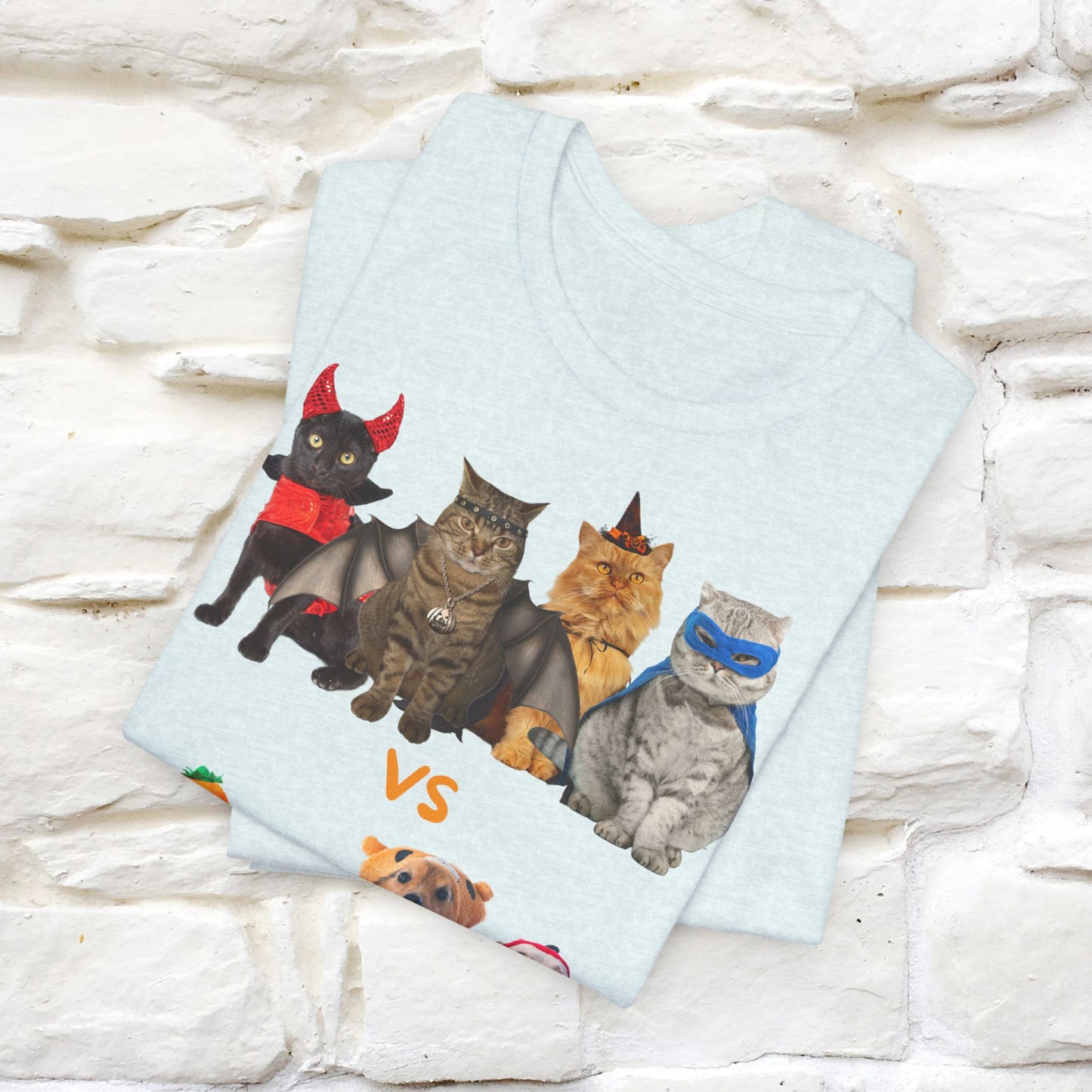 ''Cat Vs Dogs''  Cat and Dog T-shirt for Men and Women 100% Cotton*