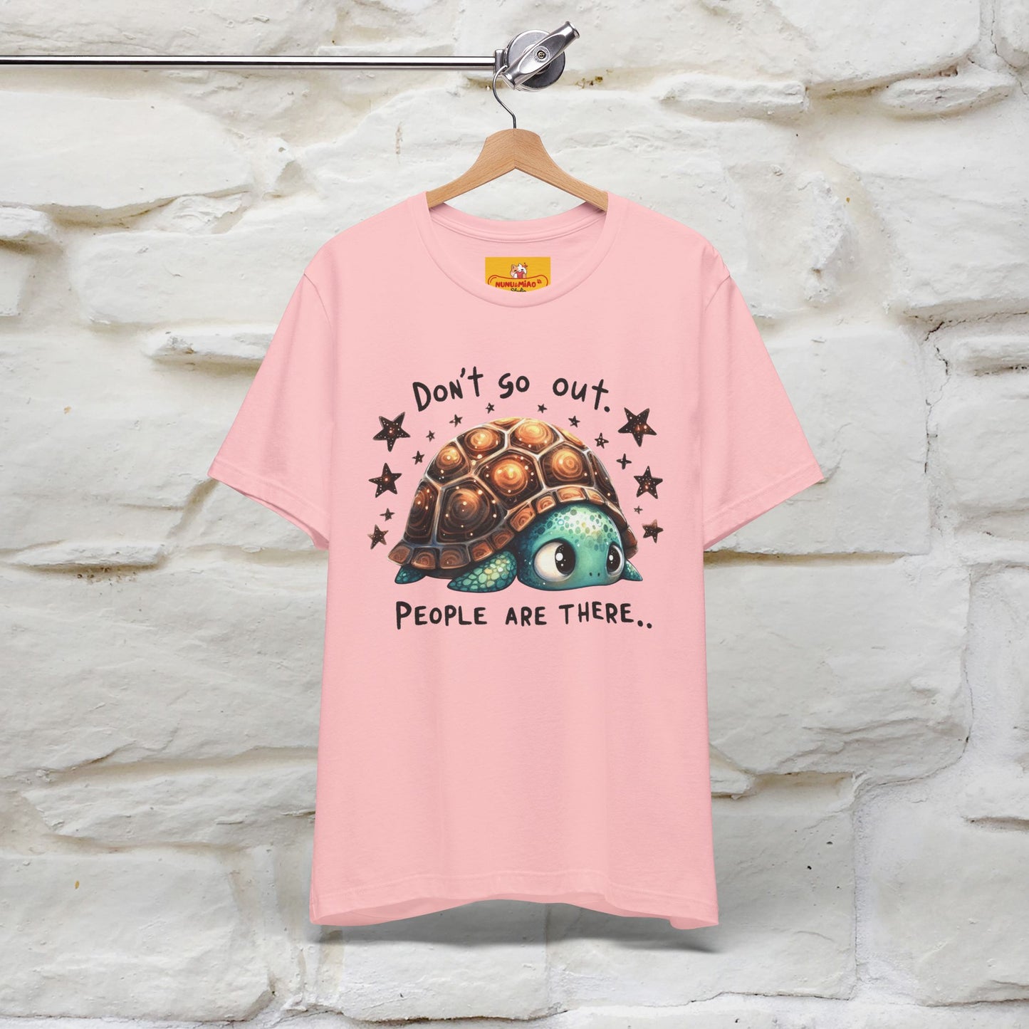 "Don't Go Out ..People Are There." |Funny T-Shirt | Nunu&Miao Studio