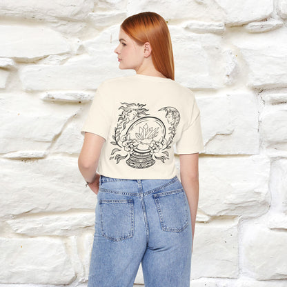 ''The Cristal'' Cat T-Shirt Front and Back Design | Nunu&Miao Studio