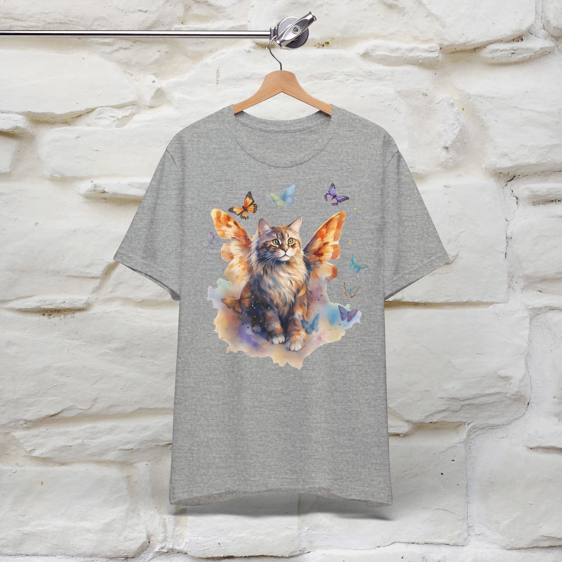 "Meow-velous Butterflies" T-shirt for Women | 100% Cotton* - Nunu&Miao Studio