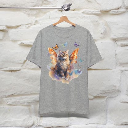 "Meow-velous Butterflies" T-shirt for Women | 100% Cotton*