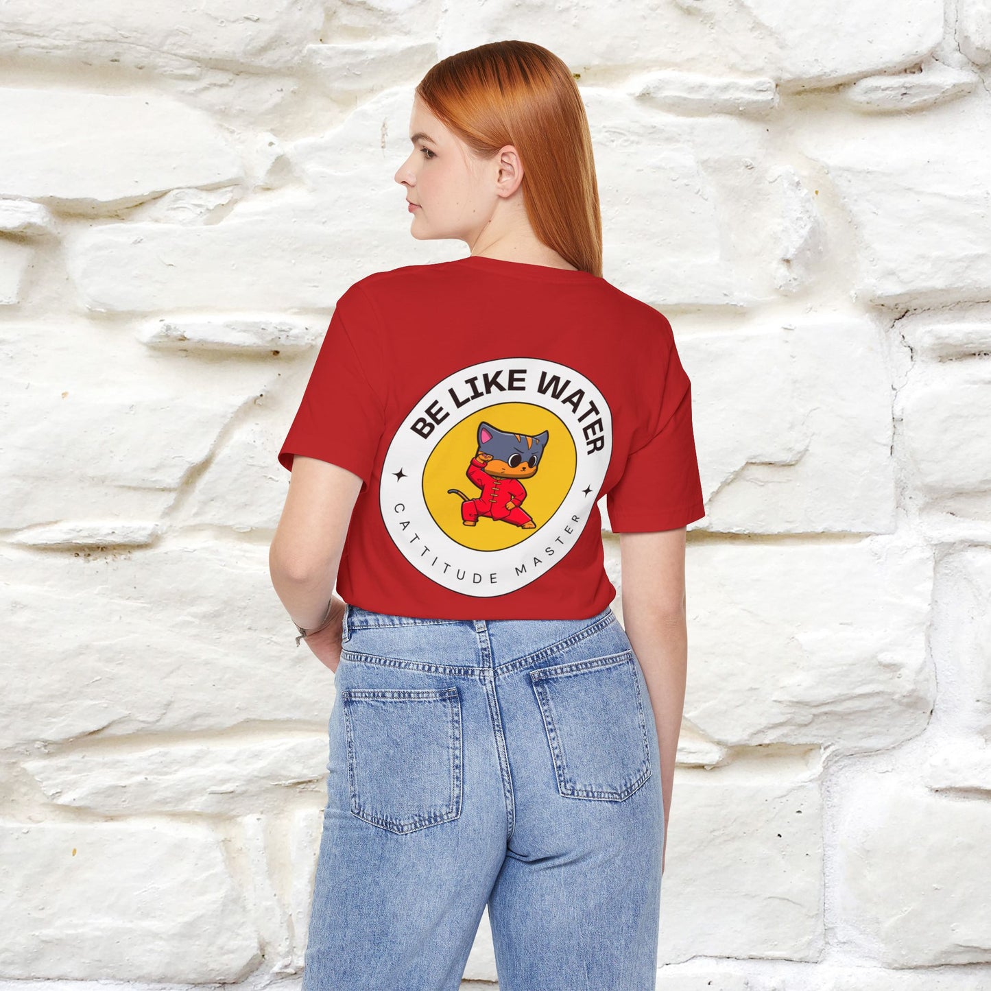 "Be Like Water: Cattitude Master | Cat T-Shirt |Nunu&Miao Studio