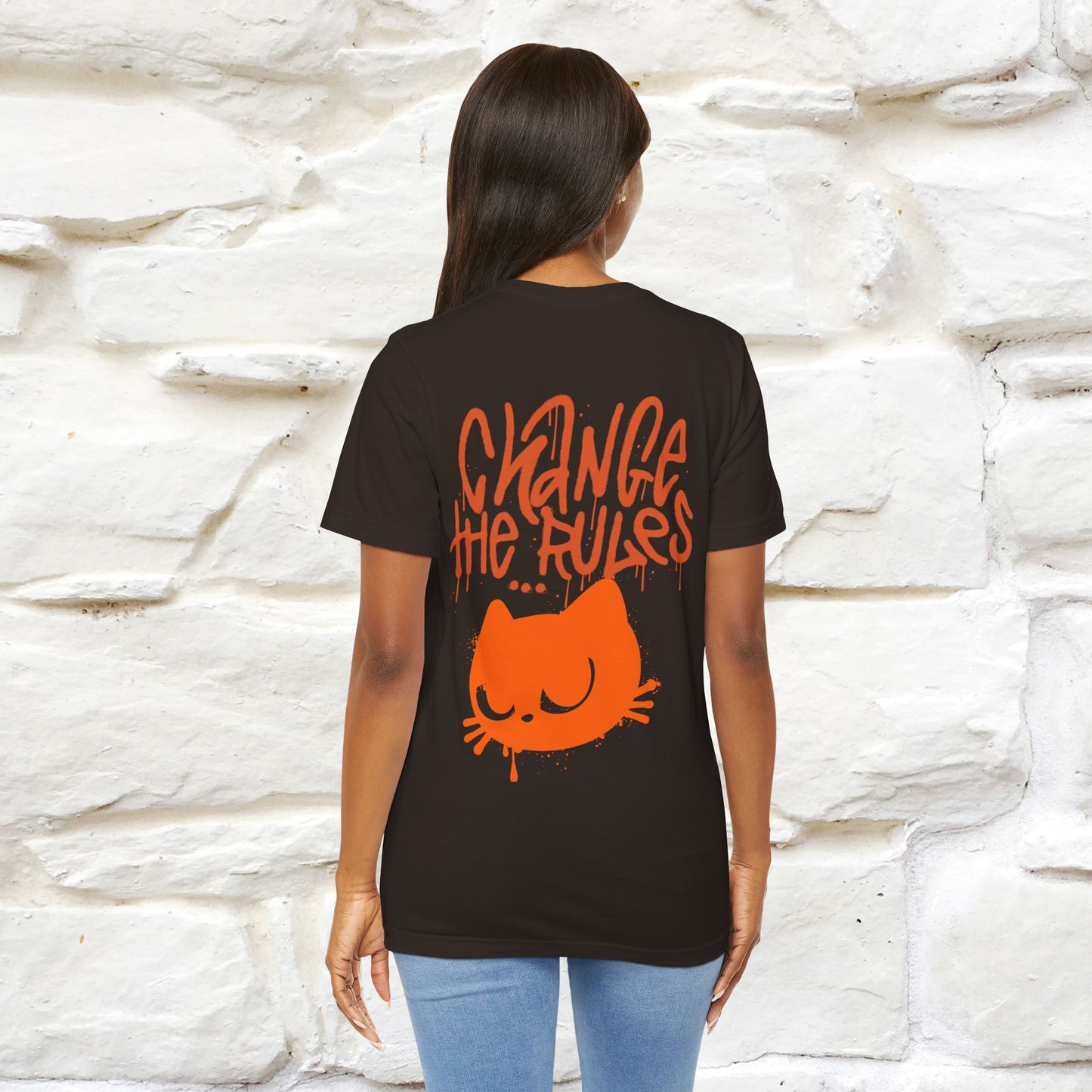 ''Change The Rules'' - Cat T-shirt -Nunu&Miao Studio