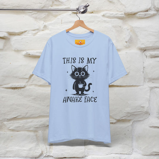 "This is My Awake Face" Cat T-Shirt | Funny Design | Nunu&Miao Studio