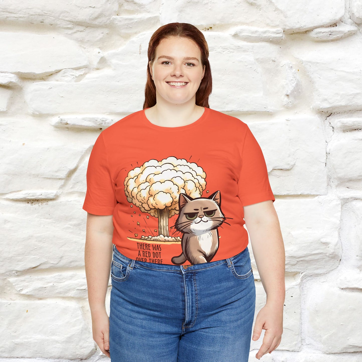 ''The Red Dot Chase'' Funny Cat T-Shirt | Nunu&Miao Studio