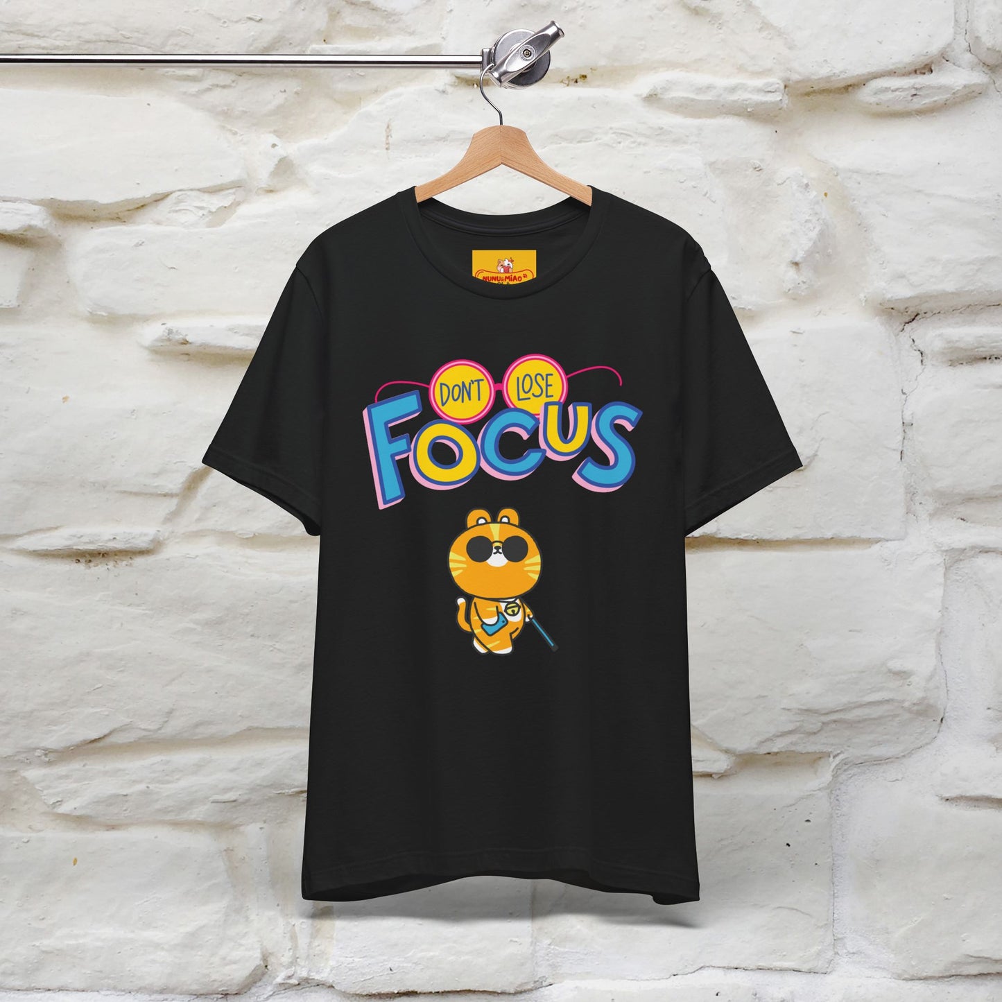 ''Don’t Lose Focus'' Cat T-Shirt | Nunu&Miao Studio