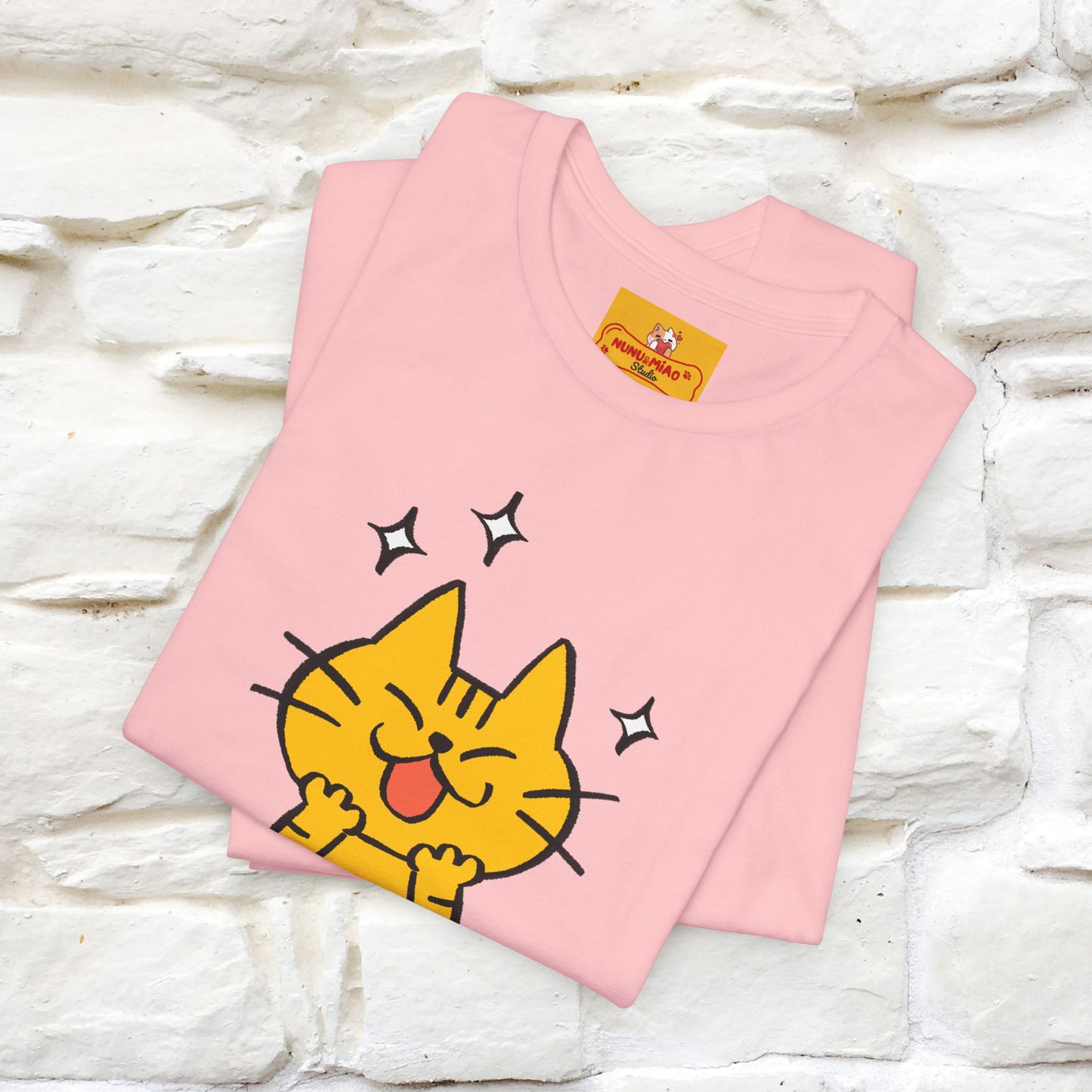 ""It's A Good Day" Cat T-Shirt| Front & Back Design | Nunu&Miao Studio