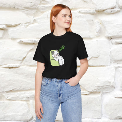 "Keep going… the couch isn’t going to nap on itself." Cat T-Shirt| Front & Back Design | Nunu&Miao Studio