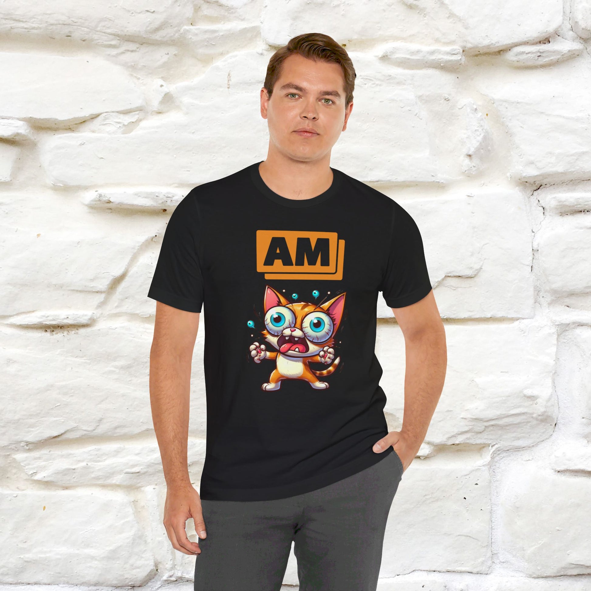 ''I' Am'' T-shirt for Man 100% Cotton* - Nunu&Miao Studio