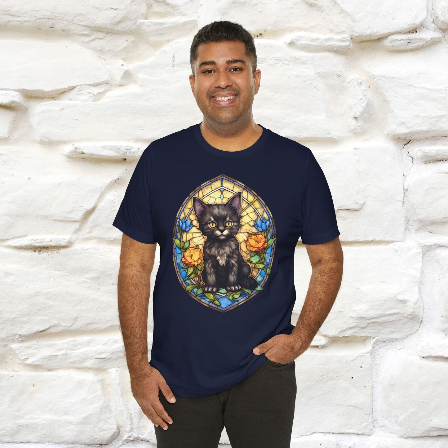 "Cat Mosaic" Cute Cat T-Shirt for Men & Women | 100% Cotton 🐾