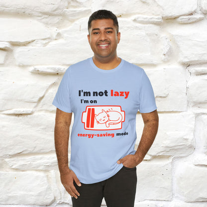 ''I am Not Lazy...'' Cat T-Shirt | Nunu&Miao Studio