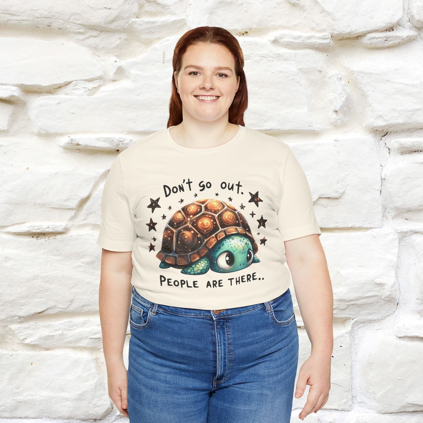"Don't Go Out ..People Are There." |Funny T-Shirt | Nunu&Miao Studio