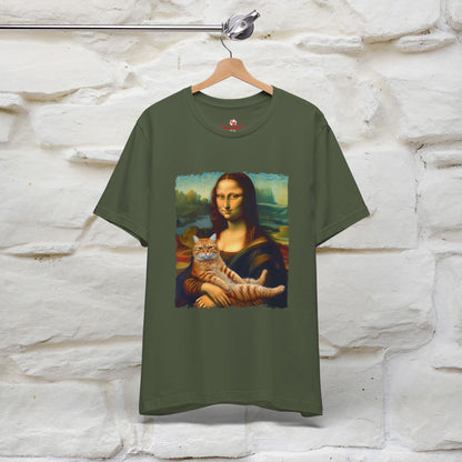 Mona Lisa’s Cat T-Shirt | Classic Art-Inspired Cat Tee for Men & Women | 100% Cotton*