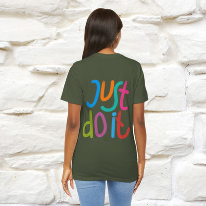 "Yes, Just Do It" Cat T-Shirt for Men & Women | Front & Back Design | 100% Cotton* 🐾