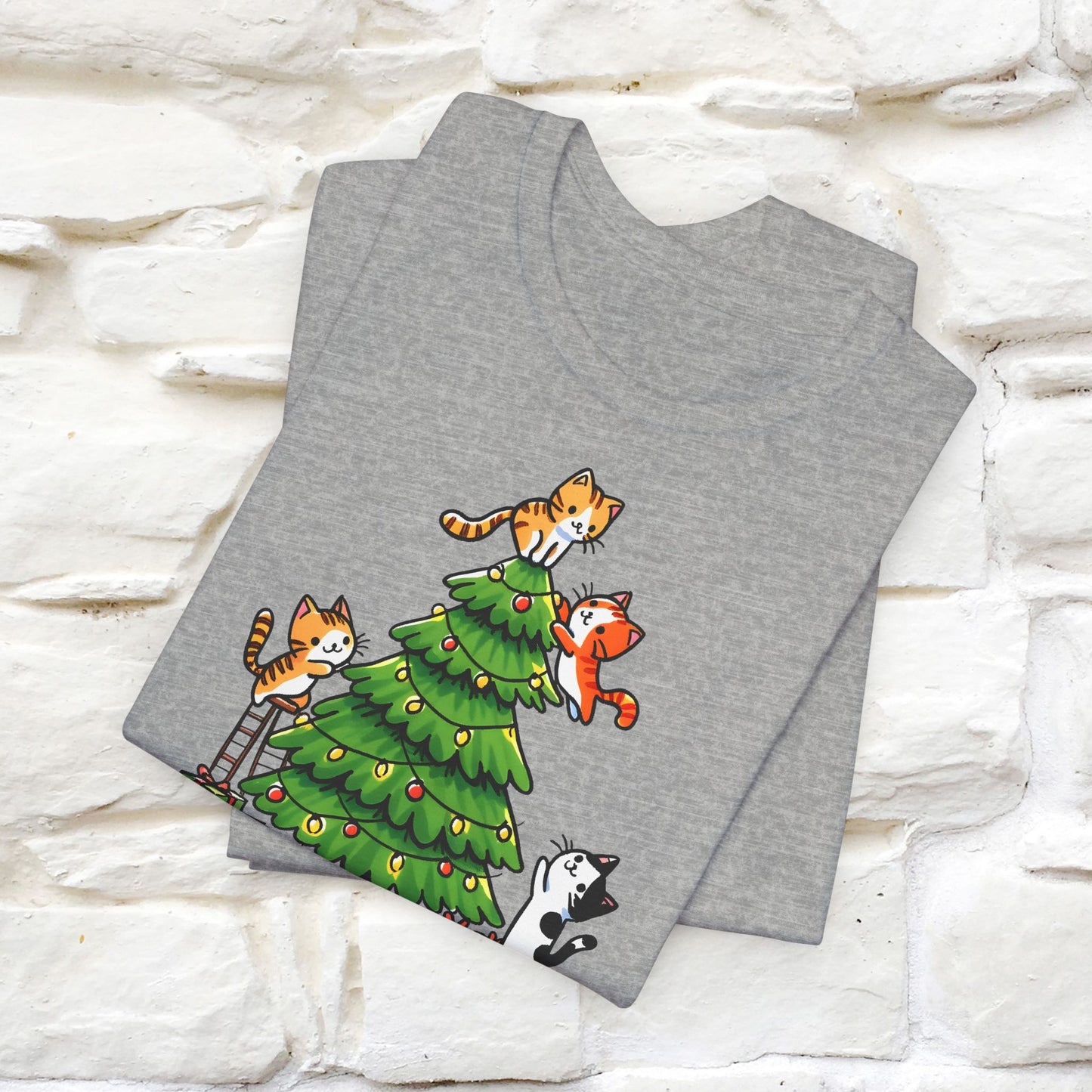 Merry Catmas | Cattitude Christmas Shirt for Men & Women | 100% Cotton*