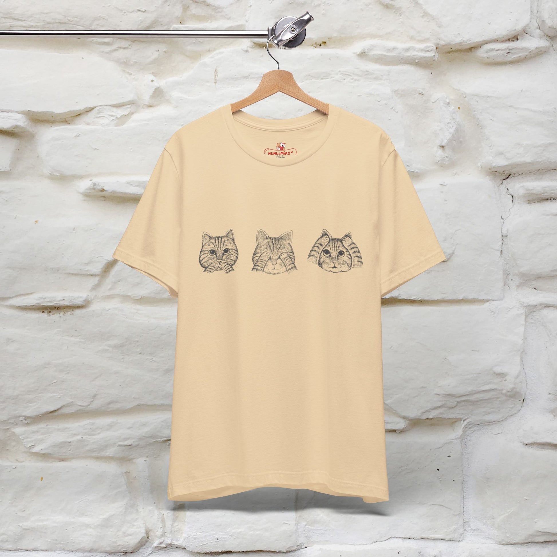 "Cute Cats" Funny Cat T-Shirt for Men & Women | 100% Cotton* - Nunu&Miao Studio