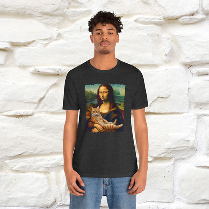 Mona Lisa’s Cat T-Shirt | Classic Art-Inspired Cat Tee for Men & Women | 100% Cotton