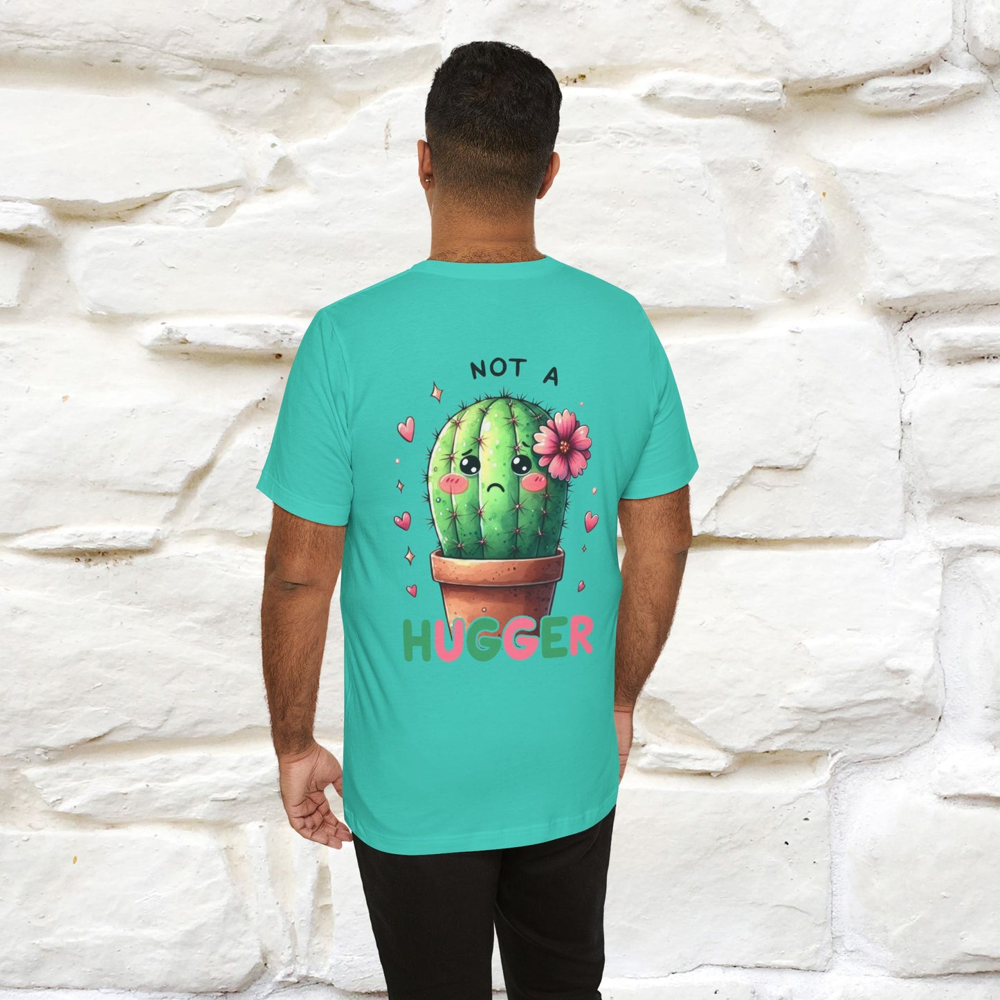 "Not A Hugger" |Funny T-Shirt | Front & Back Design|Nunu&Miao Studio