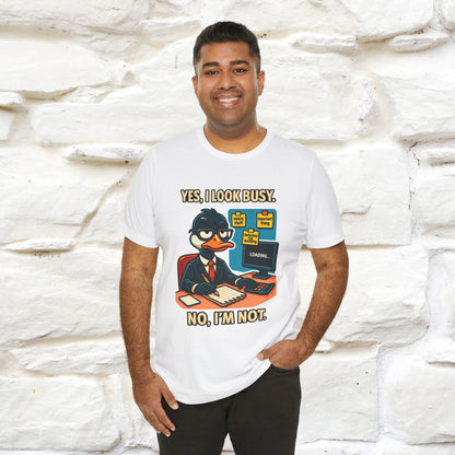 ''Yes, I Look Busy. No I'm Not.''|  Sarcastic Cat T-Shirt | Nunu&Miao Studio