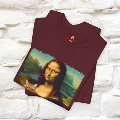 Mona Lisa’s Cat T-Shirt | Classic Art-Inspired Cat Tee for Men & Women | 100% Cotton*