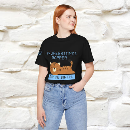 ''Professional napper since birth.''| CatT-Shirt | Nunu&Miao Studio
