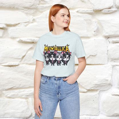 Meowtallica T-Shirt | Rock-Inspired Cat Tee for Men & Women | 100% Cotton*