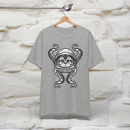 ''OctoCat Fusion''  Cat T-shirt for Man 100% Cotton. - Nunu&Miao Studio