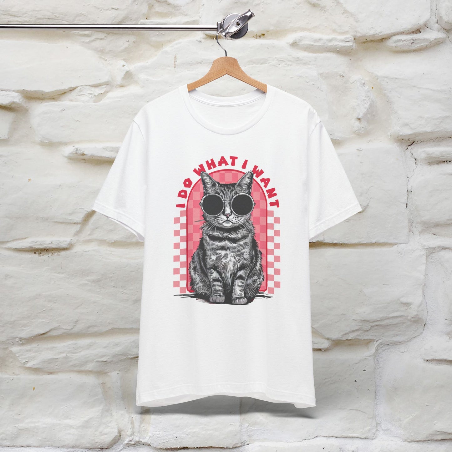 I Do What I Want Cat T-Shirt for Men & Women | 100% Cotton Funny Cat Lover Tee