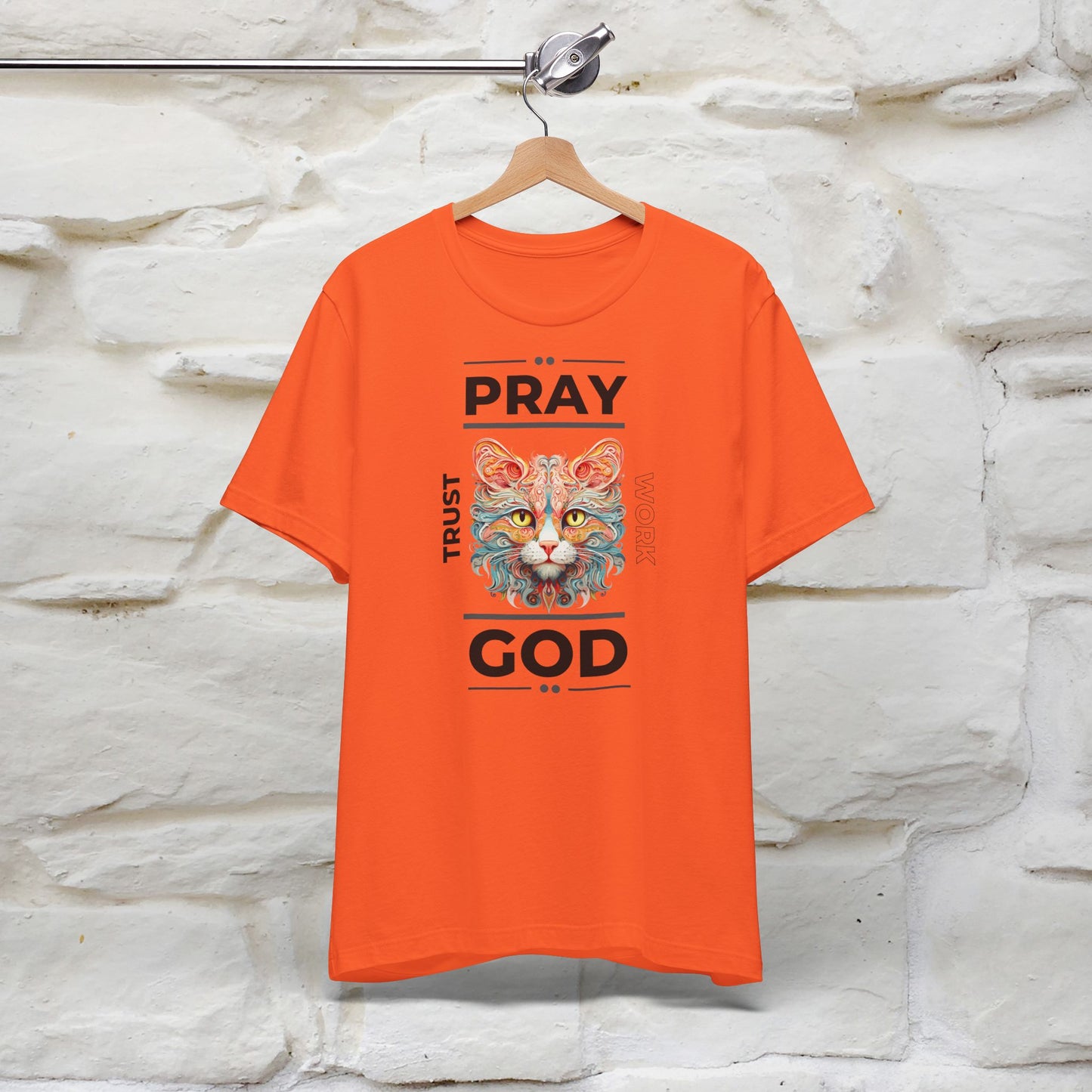 Pray, God, Trust, Work T-Shirt for Men & Women | 100% Cotton* Inspirational Tee