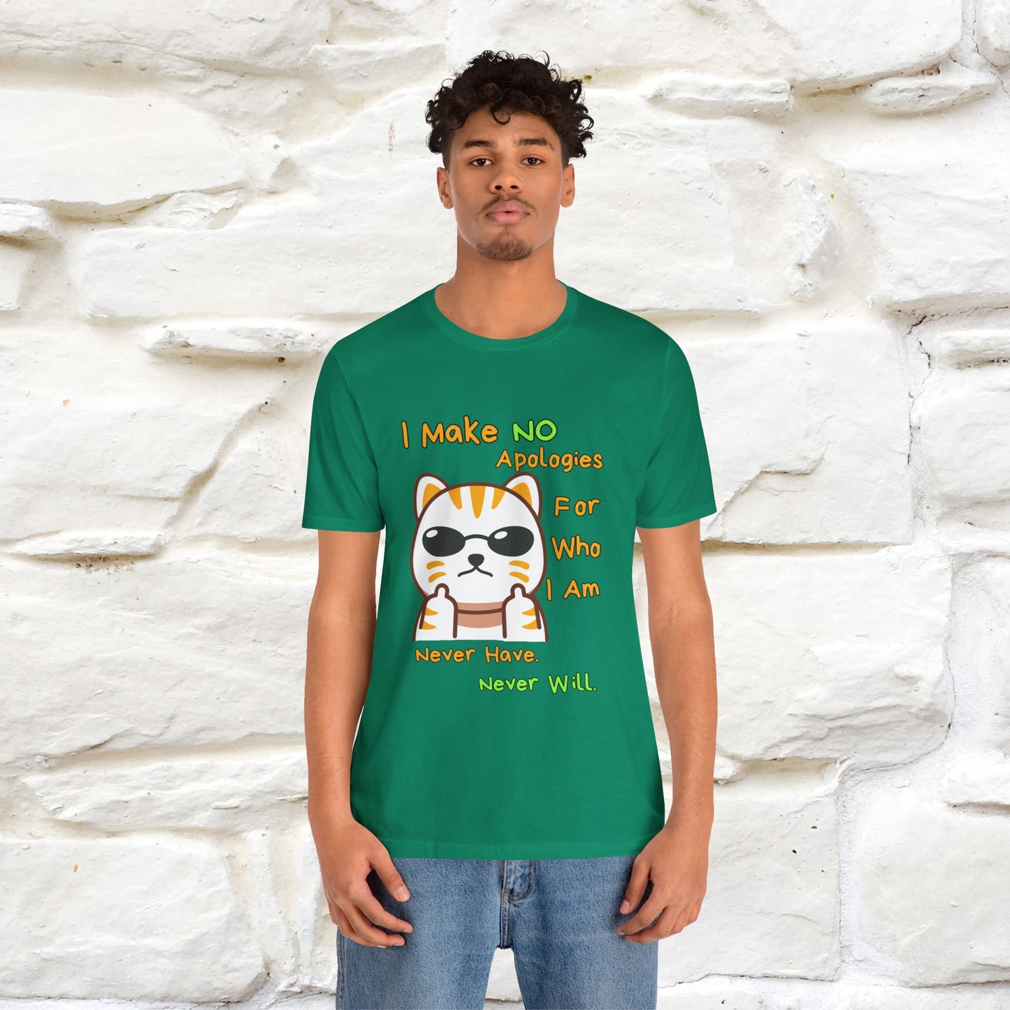 "I Make No Apologies... " |Cat T-Shirt | Nunu&Miao Studio